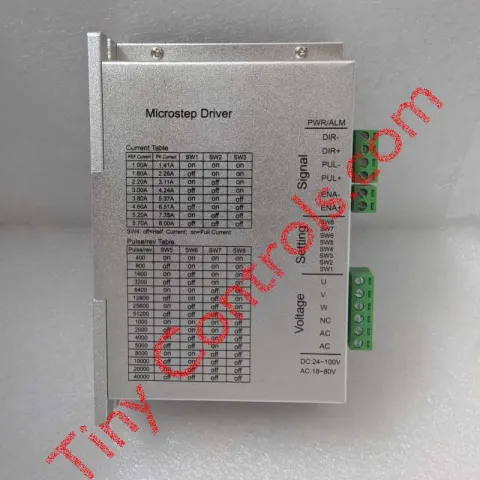 Stepper drive, 3 phase 24~100VDC/18~80VAC, 1.4~8.0A. - additional view