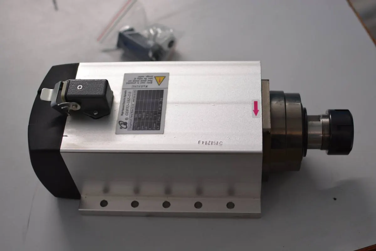 TS-51 5.0KW Spindle Motor, Square Air Cooled