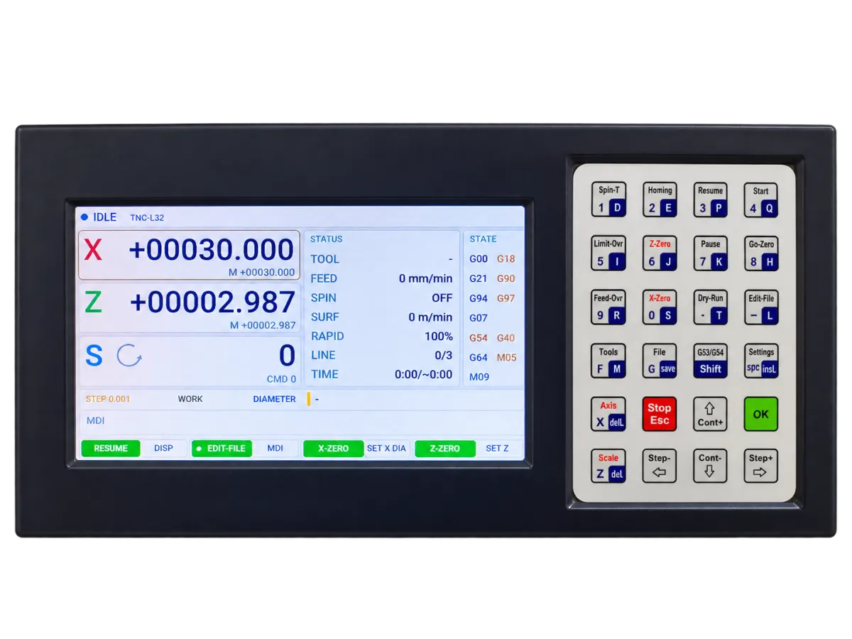TNC-L32 : Two Axis CNC Lathe Controller