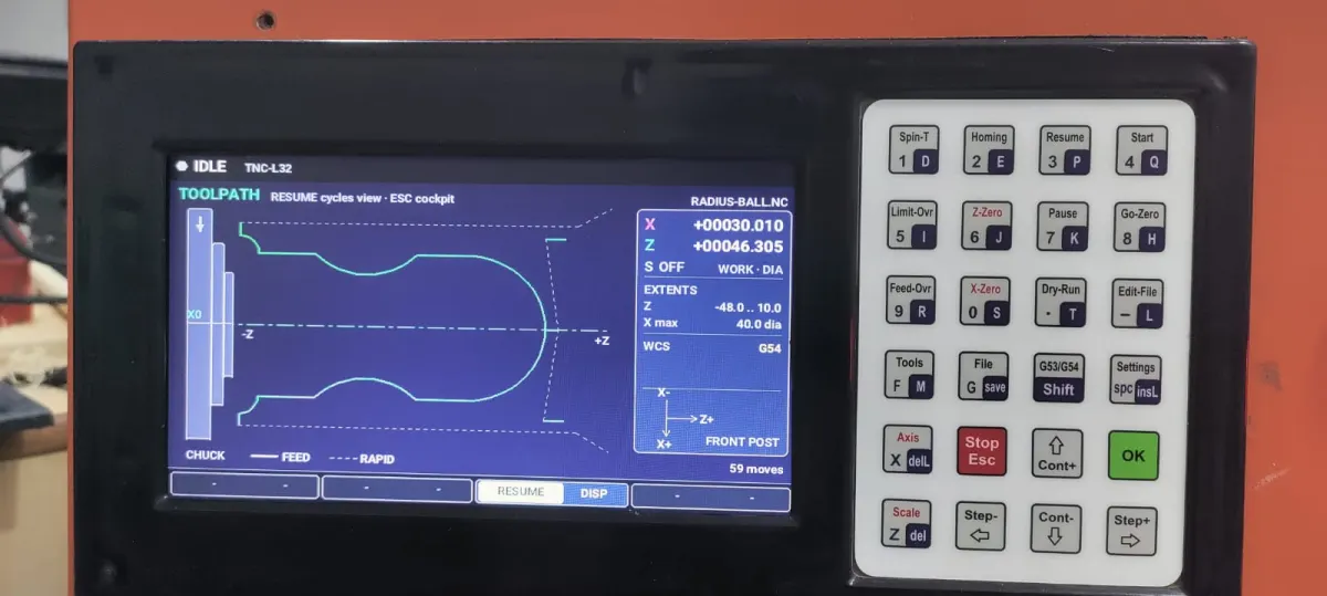 TNC-L32 : Two Axis CNC Lathe Controller