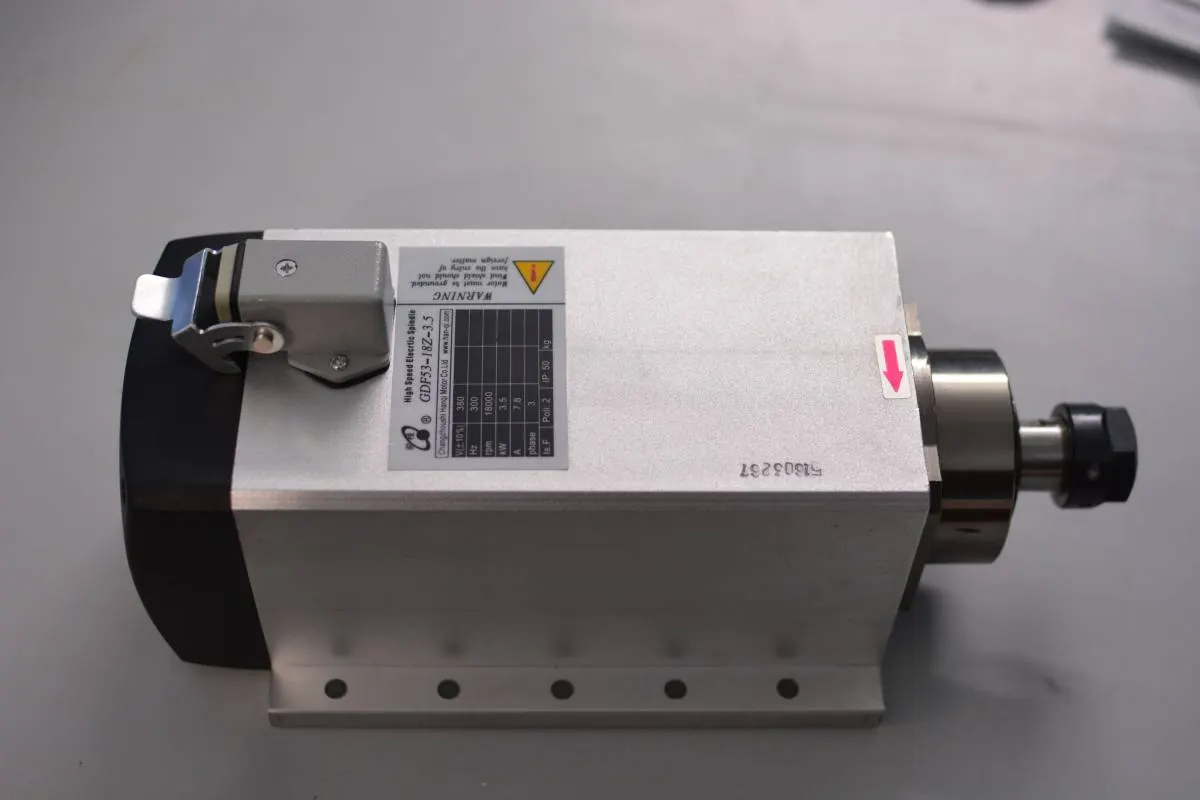 TS-31 3.5KW Spindle Motor, Square Air Cooled