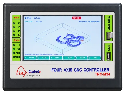 4 Axes CNC Controller — TNC-M34