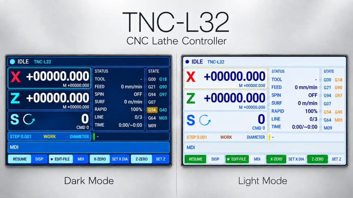 TNC-L32 : Two Axis CNC Lathe Controller