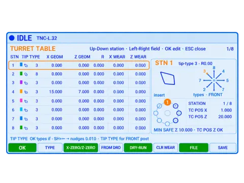 TNC-L32 : Two Axis CNC Lathe Controller