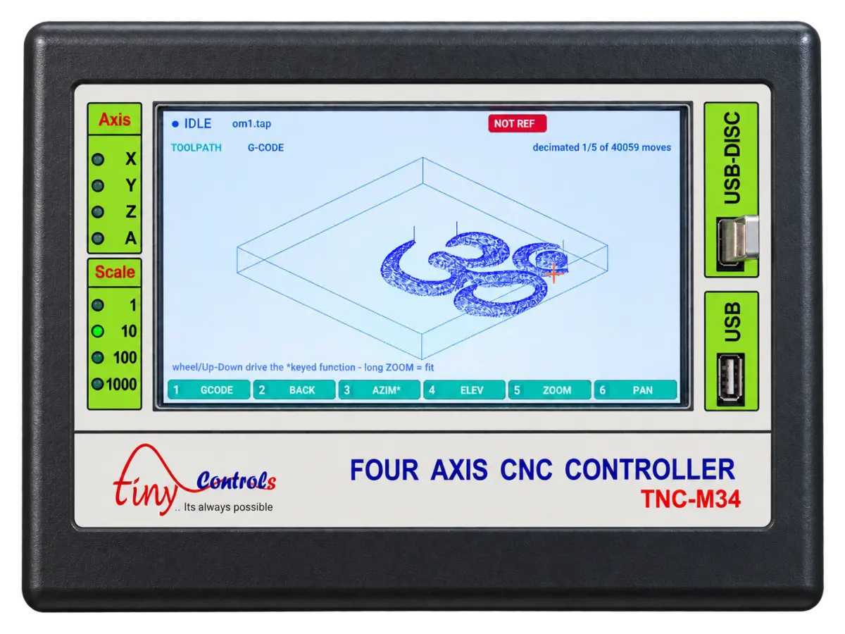 4 Axes CNC Controller — TNC-M34