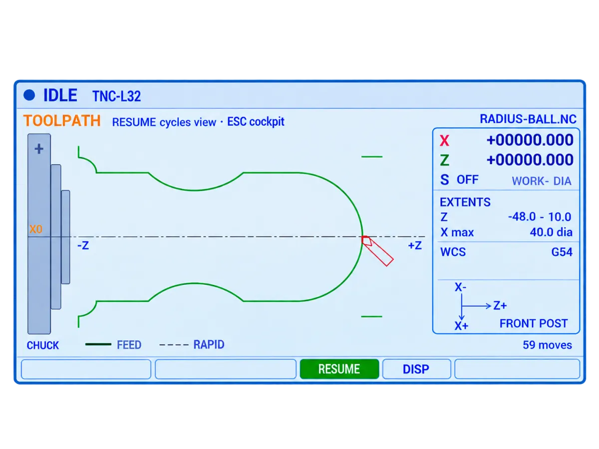 TNC-L32 : Two Axis CNC Lathe Controller
