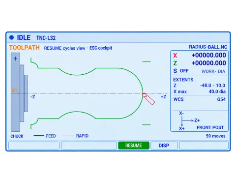 TNC-L32 : Two Axis CNC Lathe Controller